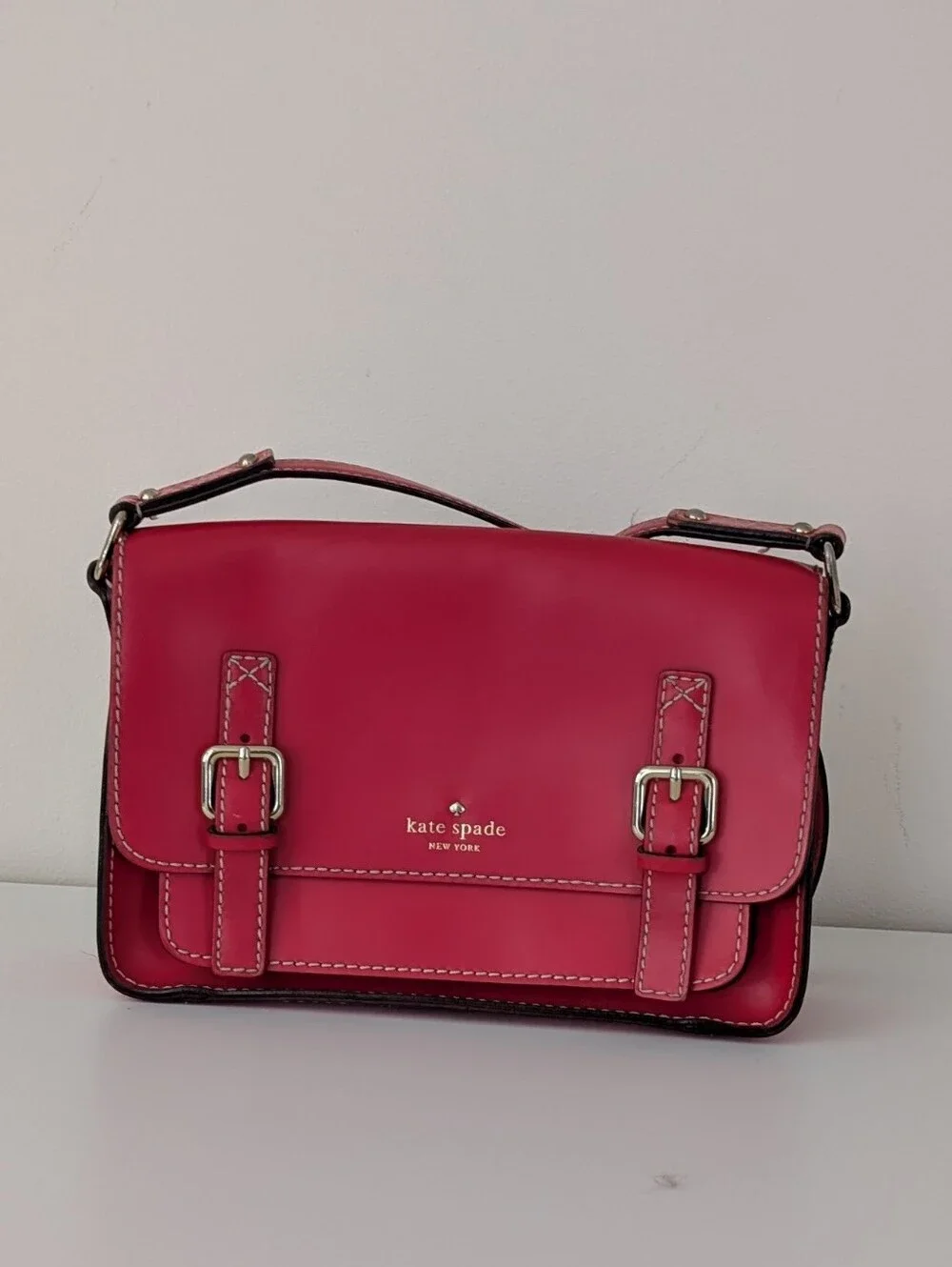 Kate Spade New York Red Satchel/Crossbody Bag